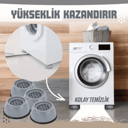 Çamaşır Makinesi Titreşim Önleyici Ped - 4 Adet